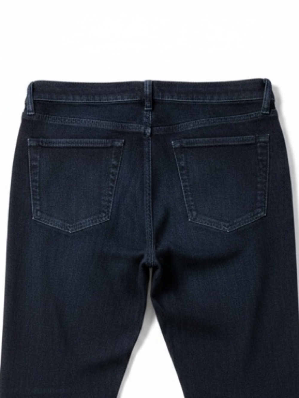 LOFT Size 30/10 Modern Kick Crop Jeans in a sleek, dark indigo wash - Picture 4 of 7